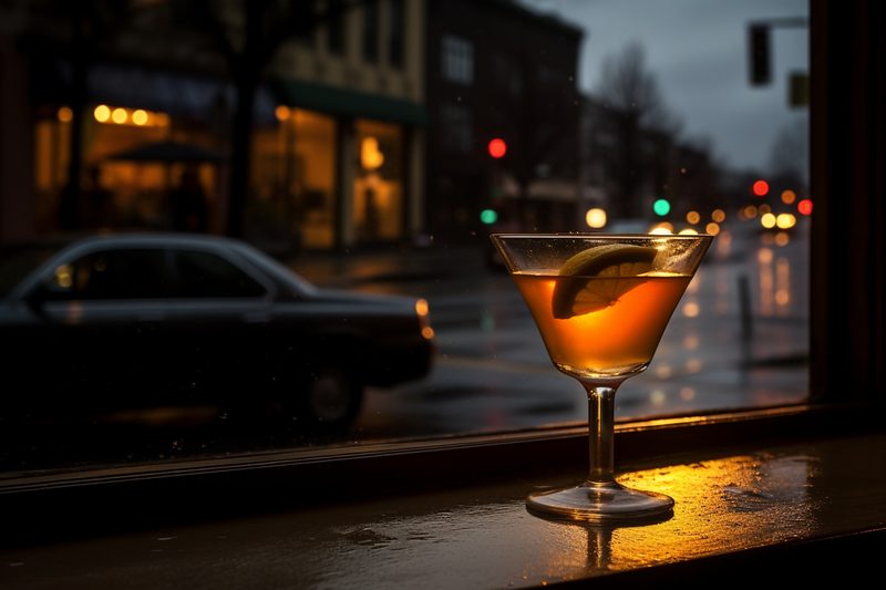 Damn the Weather cocktail made with Gallon House Gin and Üla Orange Liqueur